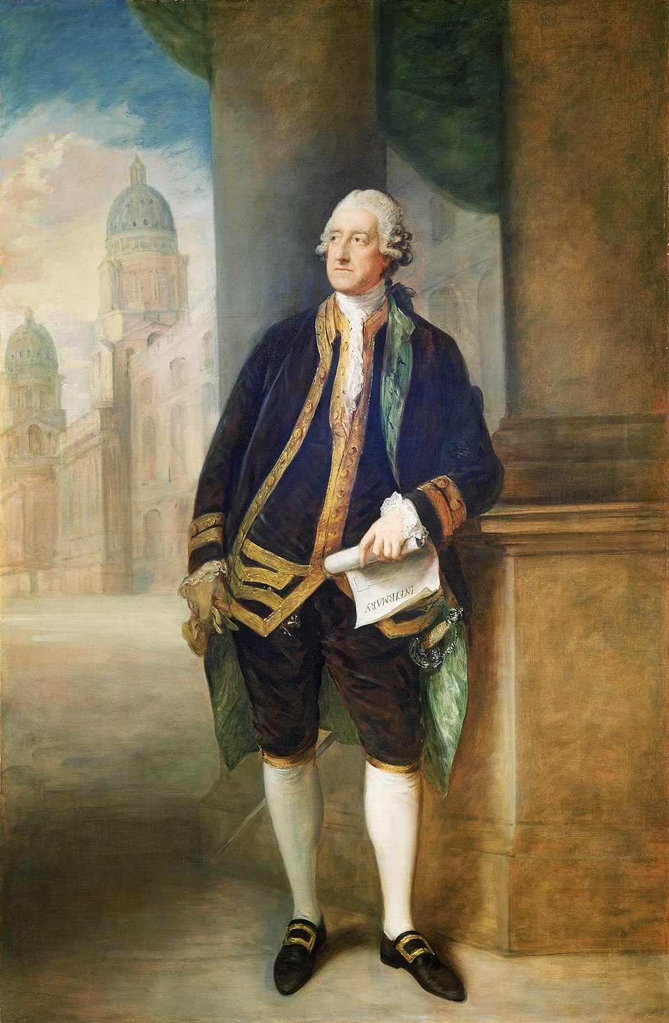 Another portrait of the 4th Earl of Sandwich – John Montagu